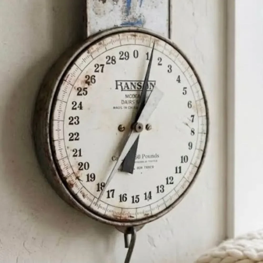 Authentic Vintage Hanson Model 60 Dairy Scale - Made in Chicago